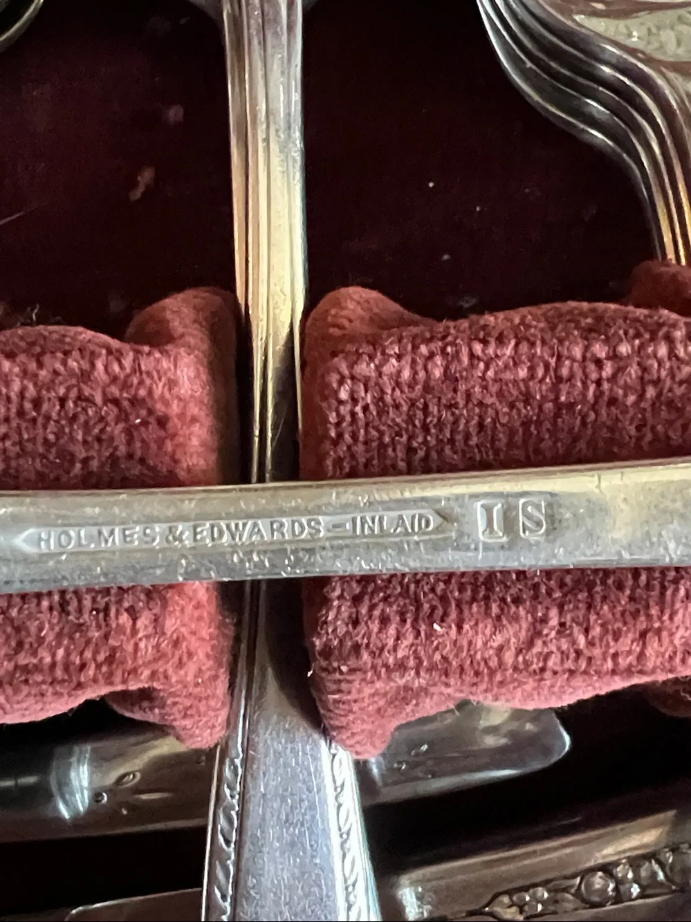 41 piece Vintage Sterling Silver inlaid Holmes & Edwards flatware plus extra
